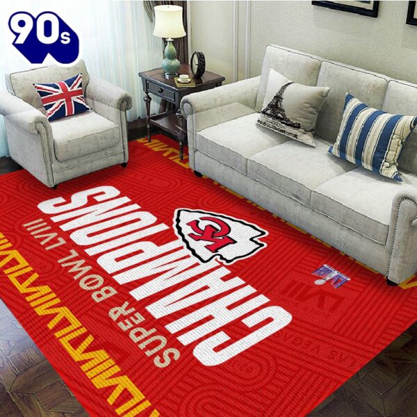 Merry Christmas  Kansas City Chiefs Merry Christmas Custom Rug Carpet