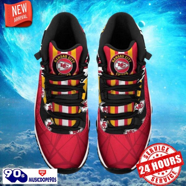 Kansas City Chiefs NFL Air Jordan 11 Sneakers Shoes Gift For Fans