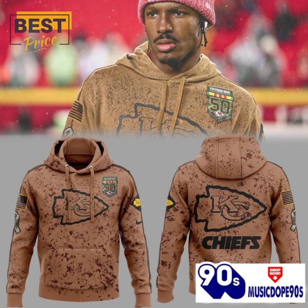 Kansas City Chiefs NFL Salute To Service Hoodie, Cap