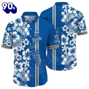 Kc Royals Hawaiian Button Up…