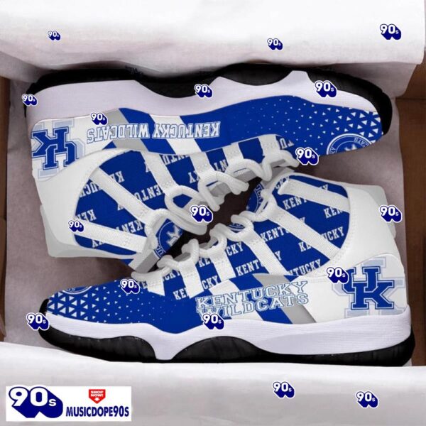 Kentucky Wildcats Football Team Football Team Air Jordan 11 Custom Name Sneakers For Fans