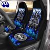 Kiss Band 2PCS Car Seat Cover For Man And Women