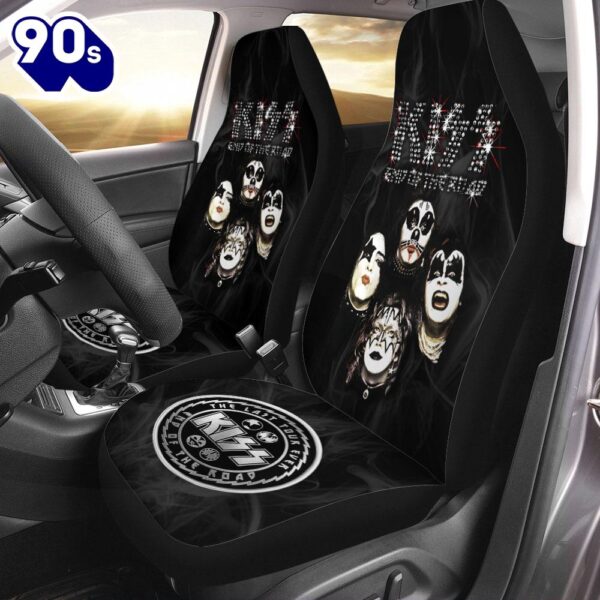 Kiss Band 2PCS Car Seat Cover HOT Trend 2025