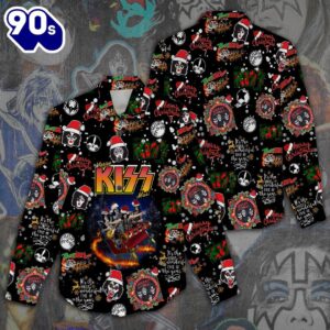 Kiss Band 3D Linen Shirt For Fans Music