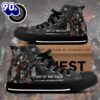 Kiss Band Countdown Show, Kiss Band High Top Shoes For Fans