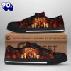 Kiss Band Members Red Shoes, Kiss Band Low Top Shoes For Fans