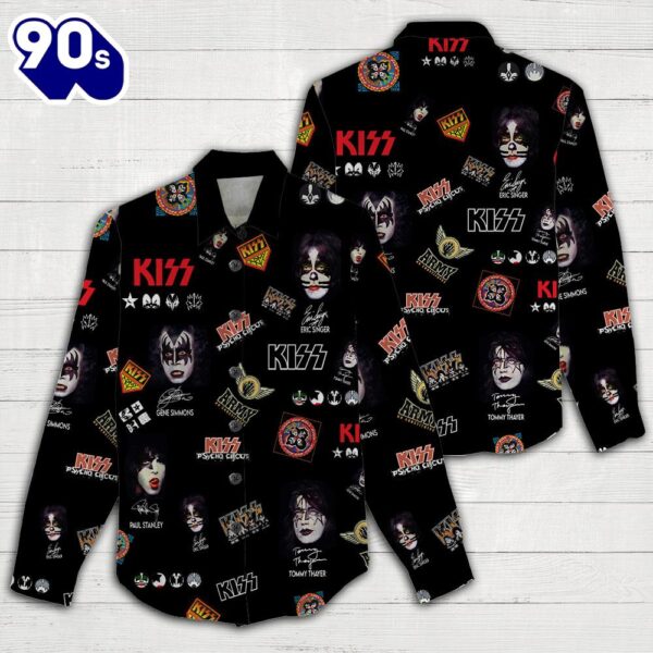 Kiss Band  Music 2025 3D Women’s Casual Shirt