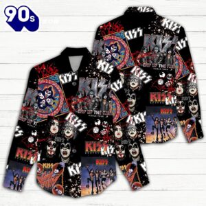 Kiss Band  New Women’s Casual Shirt 3D