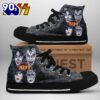 Kiss Band Psycho Cirous, Kiss Band High Top Shoes For Fans