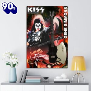 Kiss Band Rectangle Canvas With…
