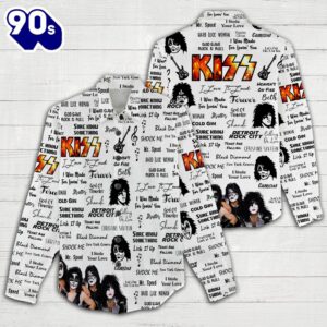 Kiss Band Style Women’s Casual Shirt