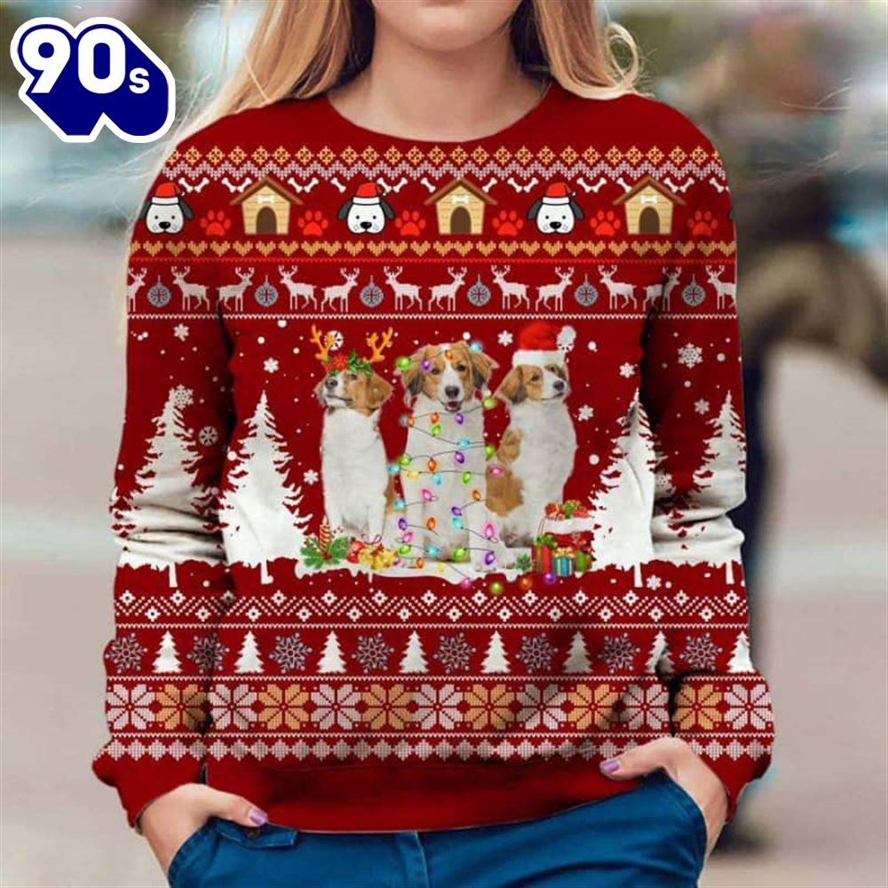 Kooikerhondje Ugly Premium Sweater Kooikerhondje Ugly Premium Sweater