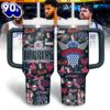 LA Clippers NBA Custom Stanley Quencher 40oz Stainless Steel Tumbler
