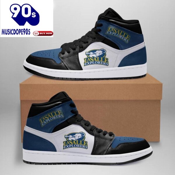 La Salle Explorers Ncaa Air Jordan Sneakers Shoes Sport, For Men And Women