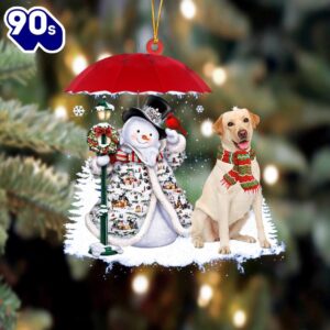 Labrador Retriever 1 With Snowman…