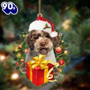 Lagotto Romagnolo-Dogs Give Gifts Hanging…