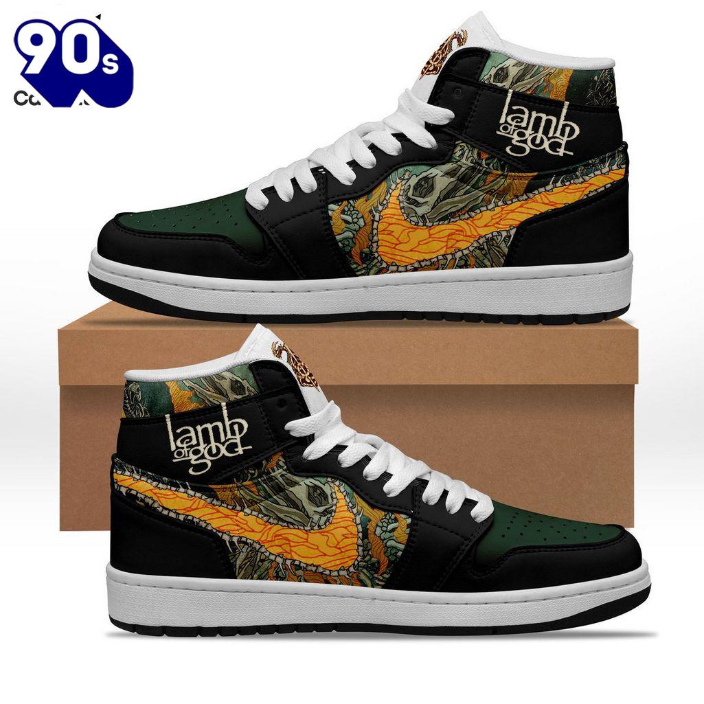 Gift Summer Lamb Of God Nike Logo Design Air Jordan 1 High Top Gift Summer Lamb Of God Nike Logo Design Air Jordan 1 High Top
