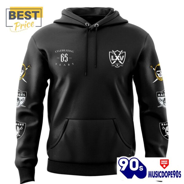 Las Vegas Raiders 65th Season Hoodie, Cap