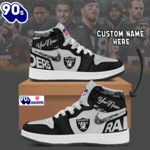 Las Vegas Raiders Air Jordan 1 Shoes