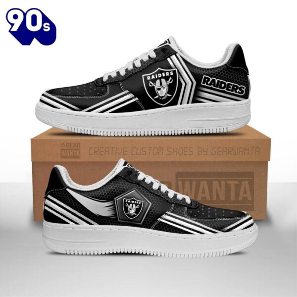 Las Vegas Raiders Air Sneakers Custom Force Shoes For Fans