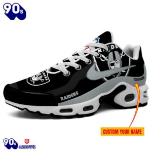 Las Vegas Raiders Customized Air Max Plus Shoes