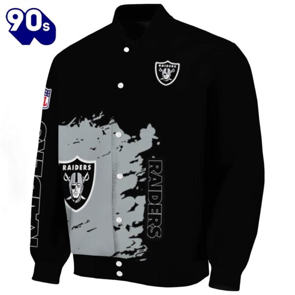 Las Vegas Raiders Hexagonal Pattern Black Jacket