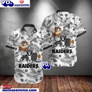 Las Vegas Raiders Taz And Bugs NFL Teams Hawaiian Shirt