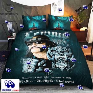 Lemmy Signature The Man The Myth The Legend Bedding Set