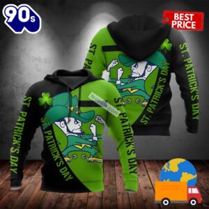 Leprechaun Chipi St Patrick Day Green 3D Zip Up Hoodie 2025