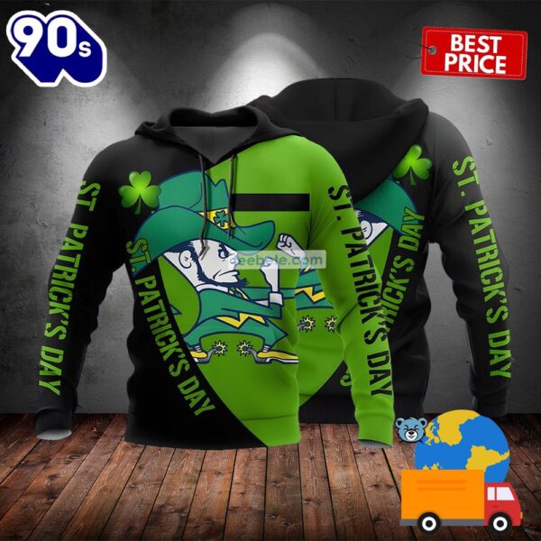 Leprechaun Chipi St Patrick Day Green 3D Zip Up Hoodie 2025