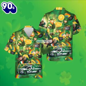 Leprechaun Shamrock St Patrick Gold…