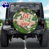 Let It Snow Christmas Wreath Spare Tire Cover – Christian Tire Cover Car Decor