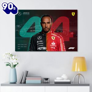 Lewis Hamilton Rectangle Canvas With…