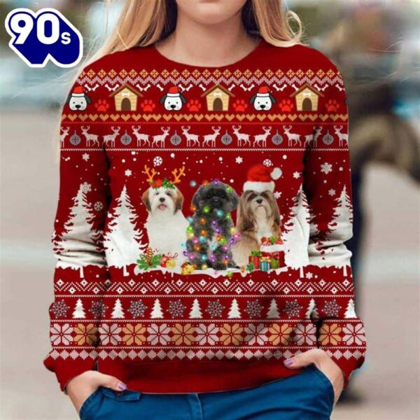 Lhasa Apso Ugly Premium Sweater