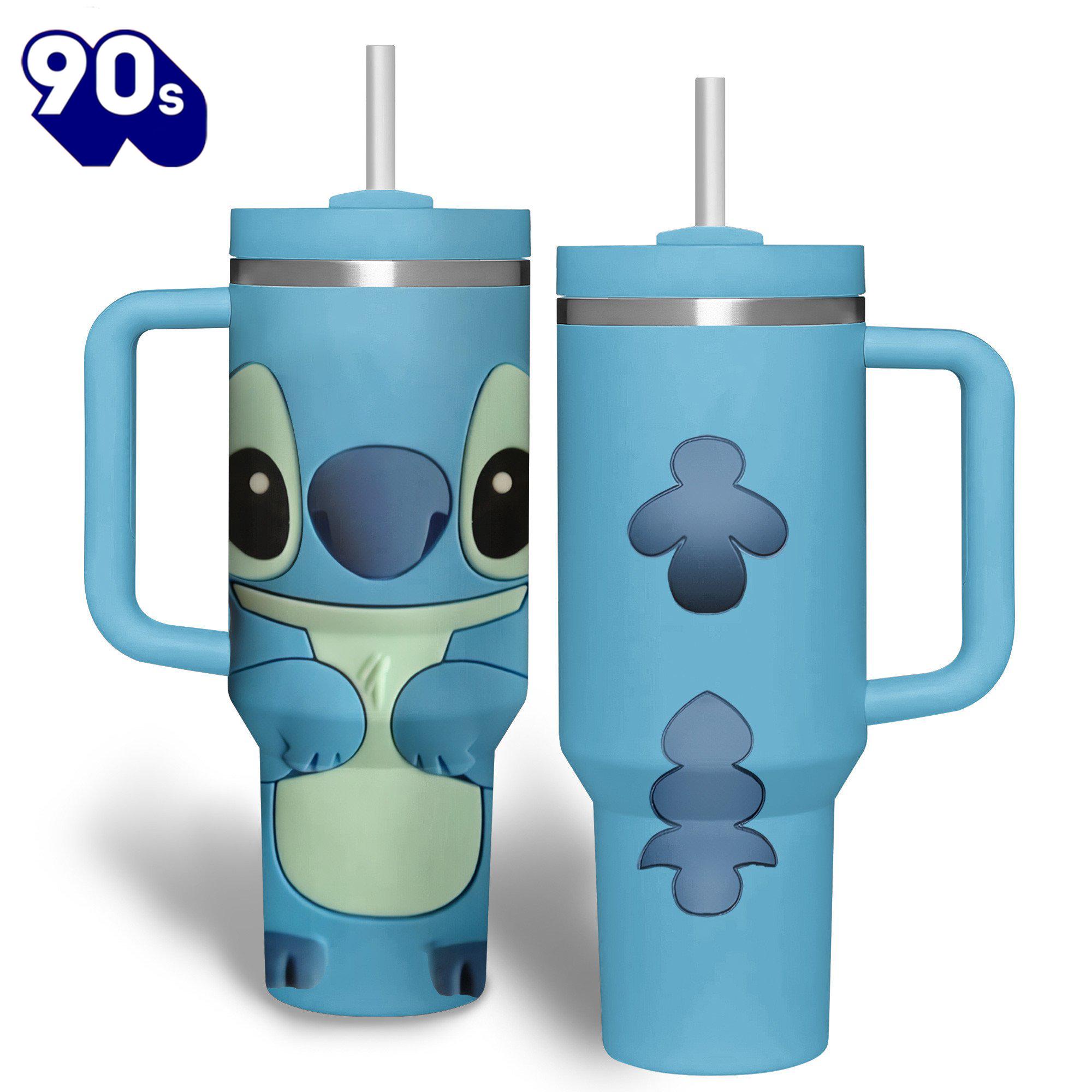 Lilo & Stitch Cartoon Custom Stanley Quencher 40oz Stainless Steel Tumbler Lilo & Stitch Cartoon Custom Stanley Quencher 40oz Stainless Steel Tumbler