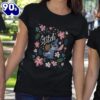 Lilo & Stitch Floral Coconut T-Shirt Disney Gift Summer