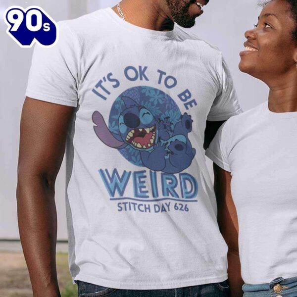 Lilo & Stitch It’s OK To Be Weird T-Shirt Disney Gift Summer