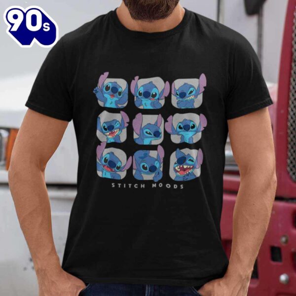 Lilo & Stitch Moods T-Shirt Disney Gift Summer