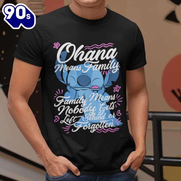 Lilo & Stitch Ohana Means Family T-Shirt Disney Gift Summer
