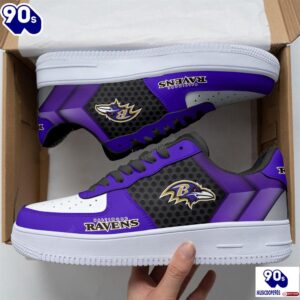 [Limited] Baltimore Ravens Air Force 1 Shoes - Custom Sneakers