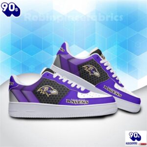 [Limited] Baltimore Ravens Air Force 1 Shoes - Custom Sneakers