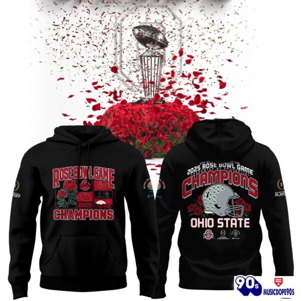 Limited Edition Ohio State Buckeyes College Football Playoff 2025 Rose Bowl Champions Black Set