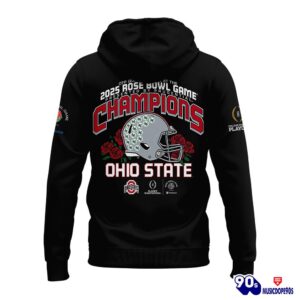 Limited Edition Ohio State Buckeyes College Football Playoff 2025 Rose Bowl Champions Black Set