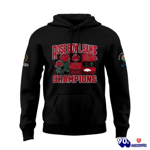 Limited Edition Ohio State Buckeyes College Football Playoff 2025 Rose Bowl Champions Black Set