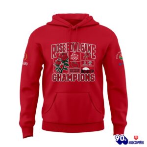 Limited Edition Ohio State Buckeyes College Football Playoff 2025 Rose Bowl Champions Red Set