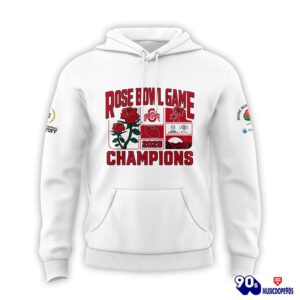 Limited Edition Ohio State Buckeyes College Football Playoff 2025 Rose Bowl Champions White Set