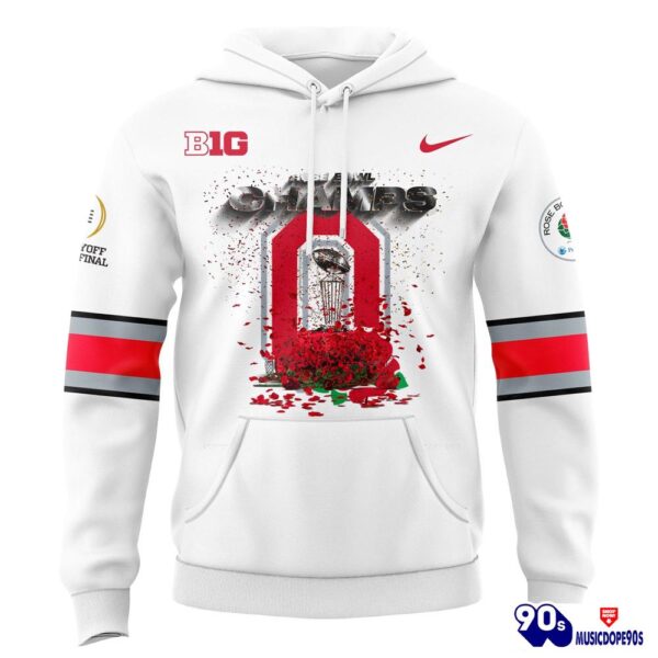 Limited Edition Ohio State Buckeyes Rose Hoodie – College Football Playoff 2025 Rose Bowl Champions Hoodie