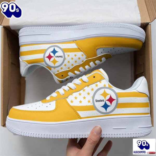 [Limited] Pittsburgh Steelers Football Air Force 1 Shoes