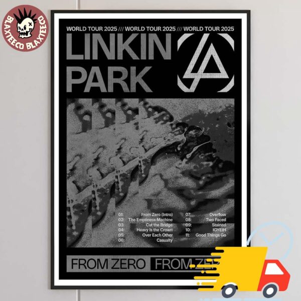Linkin Park From Zero World Tour 2025 Amazon Music App Exclusive Canvas