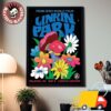Linkin Park From Zero World Tour 2025 Raleigh North Carolina Poster At Lenovo Center On May 6 2025 Canvas